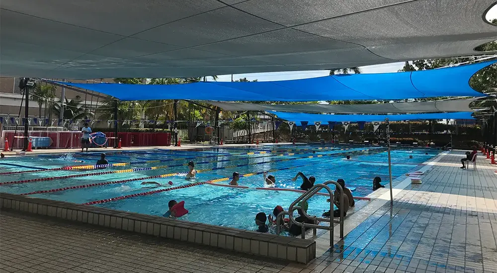 swimming lesson in shah lam